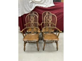 Set Of 4 Conant Ball English Style Arm Chair