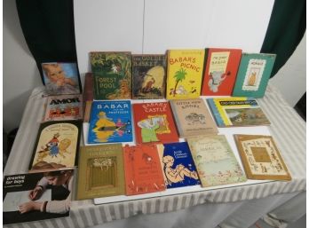 Mostly Vintage Hardcover Children's Books Including Kate Greenways Marigold Garden And Under The Window, Etc.