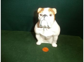 Royal Doulton Porcelain Statue Of Sitting Bulldog
