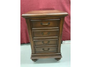 2 Drawer File Cabinet With Leather Top