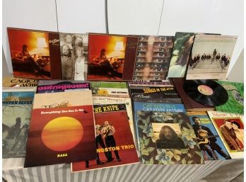 Collections Of Records Including Eric Clapton, Heart, Fleetwood Mac, Neil Young, And More