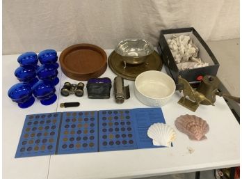 Collectibles, Shell, And Coin Lot
