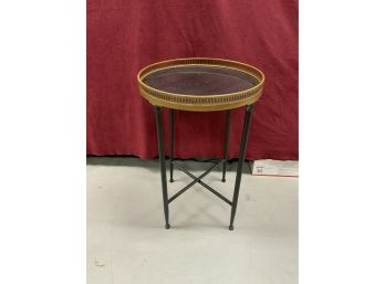 Marble Top Round Table On Legs