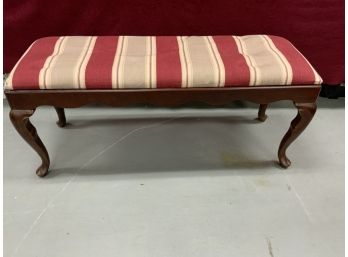 Mahogany Upholstery Bench
