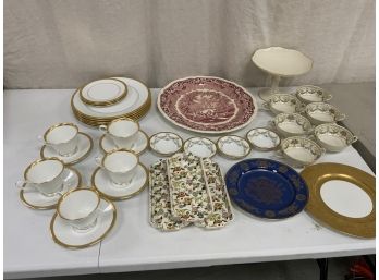 Large Grouping Of Assorted China, Lenox, Limoges, And More