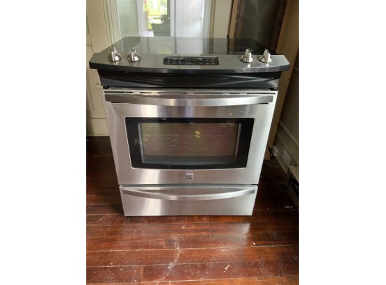 Kenmore Stainless Steel Flat Top Stove For Built In Kitchen