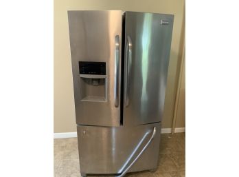 Frigidaire Stainless Steel Double Door Refrigerator With Drawer Freezer