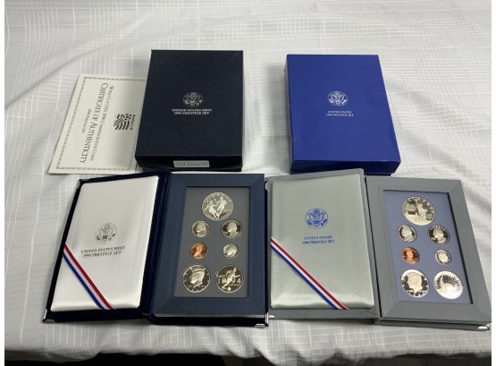 1986 And 1994 Prestige Proof Sets