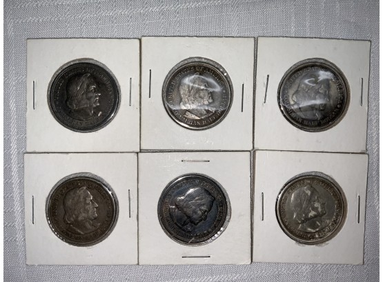 6 Commemorative Half Dollars 1893 Columbian Exposition