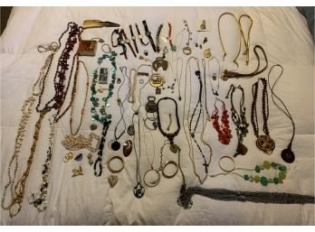 Assorted Costume Jewelry, Watches, And A Sterling Silver Ring