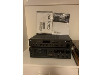 NAD Receiver And Cassette Tape Deck