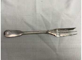 Christofle Silver Plate Serving Fork