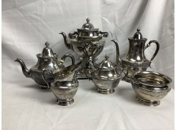 6 Piece Tiffany And Co. Sterling Silver Coffee And Tea Set 143.4 Ozt