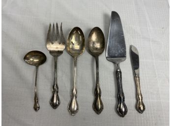 6 Pieces Of Reed And Barton Sterling Serving Pieces Matching Patterns 8.9ozt