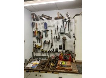 Large Assortment Of Hand Tools, Chisels, Hammers, Saws, Pliers And More