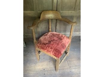 Carved Antique Corner Chair