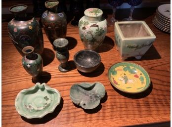 Oriental Items Including Cloisonne, Celadon, And More