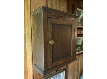 Antique Oak Wall Cabinet