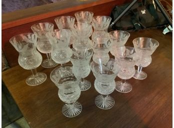 Grouping Of Edinburgh Crystal Glasses