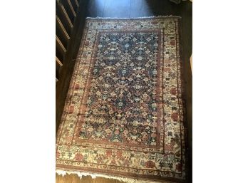 Hand Made Oriental Rug With A Tight Weave