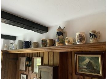 Stein Collection Assorted Sizes, Ages, And Makers