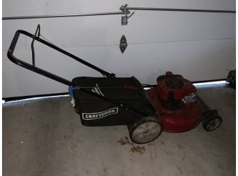 Craftsman Push Lawnmower With Bag