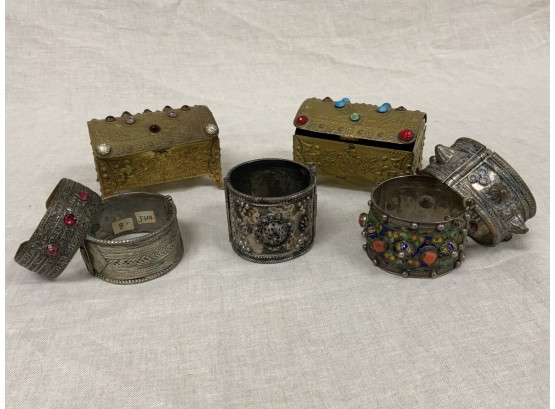Cuffed Bracelets And Trinket Boxes