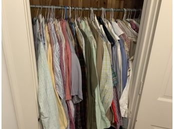 Assorted Dress Clothing Including Shirts And Pants