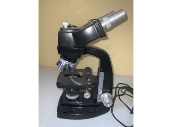 Bausch And Lomb Microscope With Lit Base