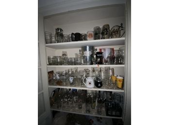 4 Shelves Of Assorted Advertising Related Items