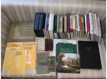 Assorted Book Lot Including New Haven Sentinels, Medical, Plants, Trees And More