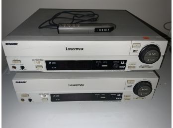 2 Sony Laser Max Laser Disc Players With 1 Remote
