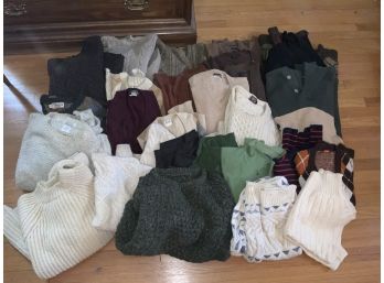 Collection Of 20 Plus Wool Sweaters