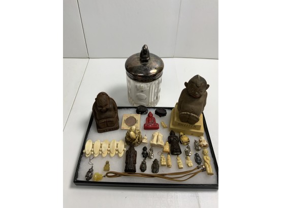 Billikens And Miniatures Including Some Silver