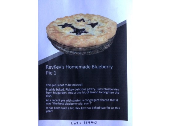 Blueberry Pie Gift Certificate (#1)