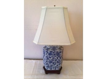 Chinoiserie Style Lamp With Shade