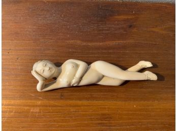 Carved Bone Oriental Nude Woman