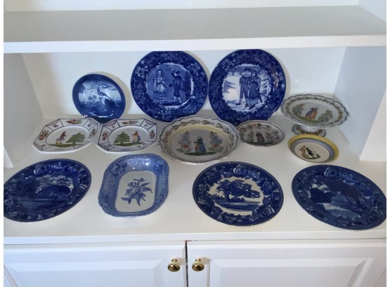 French China/pottery And Blue And White Transferware