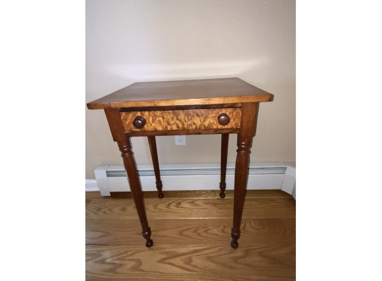 Maple 1 Drawer Stand With Birds Eye Front