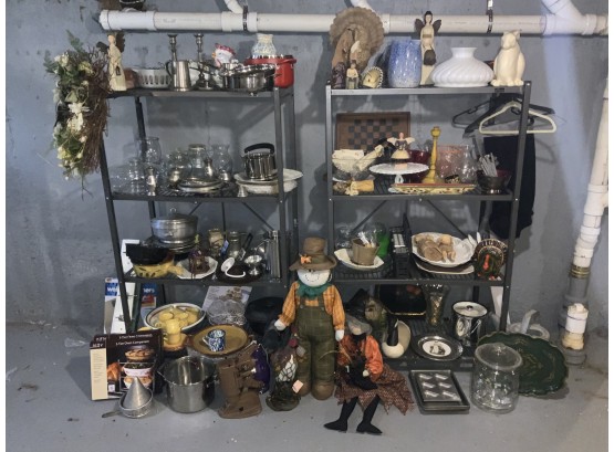 Large Lot Of Collectibles, Glass, China, Holiday Items And More