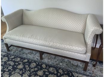 Chippendale Style Sofa With Carved Legs