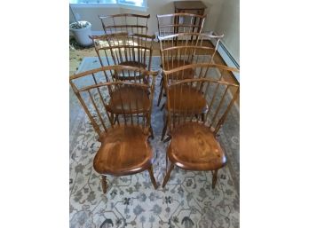 6 D.R. DIMES Birdcage Back Side Chairs
