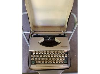 Deluxe Olympia Typewriter With Case