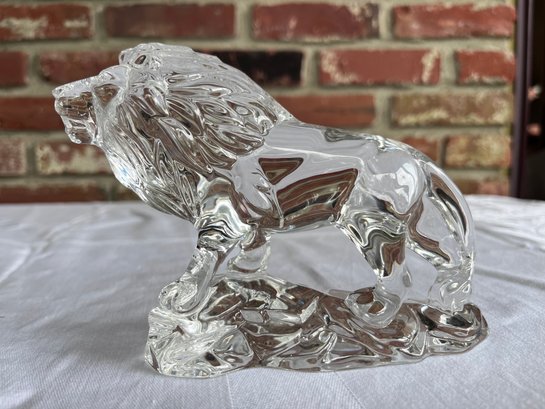 PH Crystal Lion Sculpture