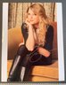 AUTOGRAPHED 8X10 COLOR HAND SIGNED PHOTOGRAPH IN BLACK TAYLOR SWIFT W/COA