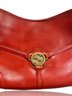 GUCCI REINS LEATHER HOBO BAG RED AUTHENTIC