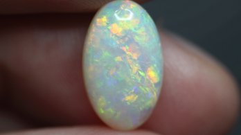 LOOSE AUSTRALIAN CRYSTAL OPAL 2.53CT 13mm X 8mm X 4mm NATURAL JEWELRY GEMSTONE CABACHON