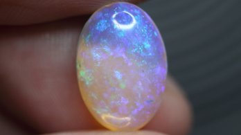 LOOSE AUSTRALIAN CRYSTAL OPAL 2.75CT 14mm X 9mm X 4mm NATURAL JEWELRY GEMSTONE CABACHON