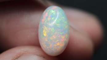 AUSTRALIAN CRYSTAL OPAL DOUBLE SIDED 1.71CT 11MM X 7MM X 4MM LOOSE GEMSTONE NATURAL JEWELRY MAKING