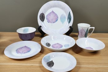 (40pcs) Portmeirion Dusk Jo Gorman Dinnerware England Set